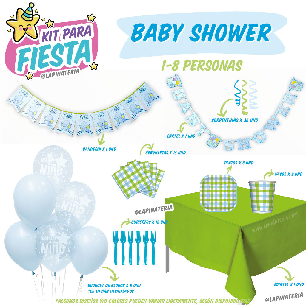 Decoraciones de Baby Shower para niño - Kit de Colombia