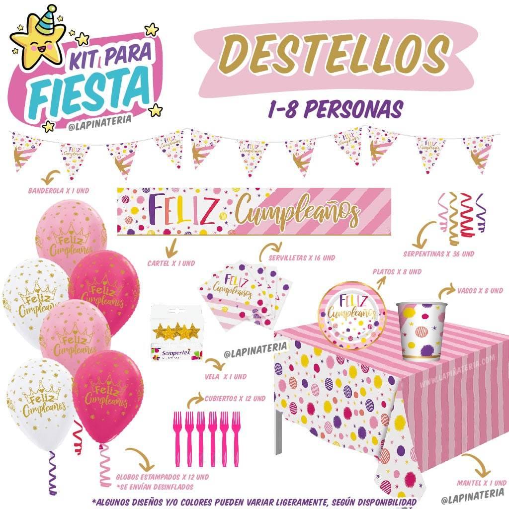 Kit de Decoración de Cumpleaños para Mujer – LaPiñateria.com®