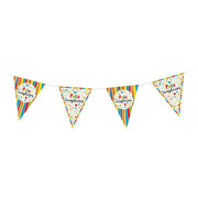 Banderola de Feliz Cumpleaños Multicolor x 1 unidad