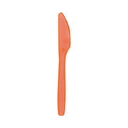 Cuchillos neón color Naranja x 12 Unidades