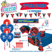Decoración Globo Feliz Cumpleaños Spiderman Avengers Número