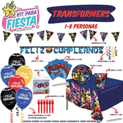 Kit de fiesta Transformers