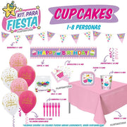 Kit de Decoración de Cumpleaños de Cupcakes