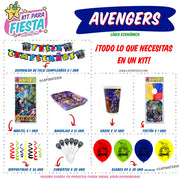 Kit para Fiesta de Avengers