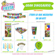 Kit para Fiesta de Gran Dinosaurio
