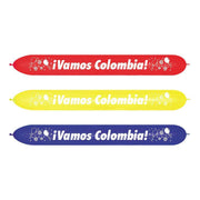 Globos LOL 660  ¡Vamos Colombia! Tricolor