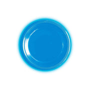 Platos pequeños neón color Azul x 10 Unidades