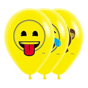Globos de Emoji 3D R12 x 10 unidades