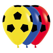 Globos Balón de Fútbol Tricolor