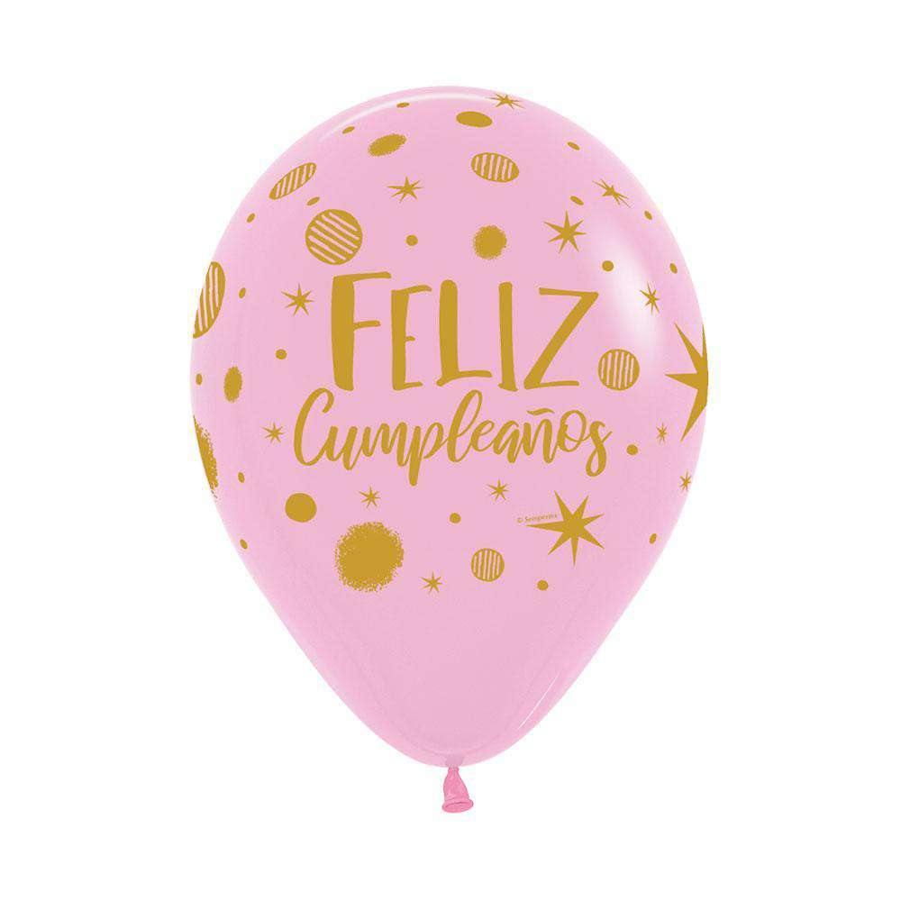 Globos Feliz Cumpleaños Destellos (12)✔️ por sólo 3.60 €. Envío en 24h.  Tienda Online. . ✓. Artículos de decoración  para Fiestas.