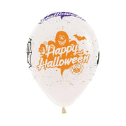 Globos Happy Halloween Fiesta Transparente