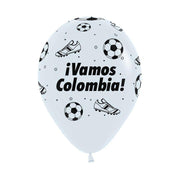 Globos ¡Vamos Colombia! Blanco