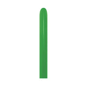 Globos Tubito Cristal Verde