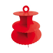 Torre de Cupcakes Roja x 1 unidad