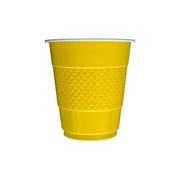 Vasos Plásticos color Amarillo x 10 Unidades