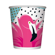 Vasos de Flamingo x 8 unidades