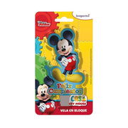 Vela en Bloque de La Casa de Mickey Mouse x 1 unidad - LaPiñateria.com®