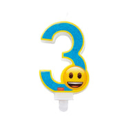 Velitas Emoji Número 3 x 1 unidad